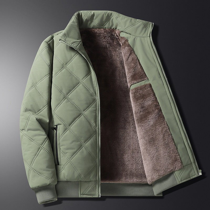 Winterjacke für Herren mit langen Ärmeln und Taschen