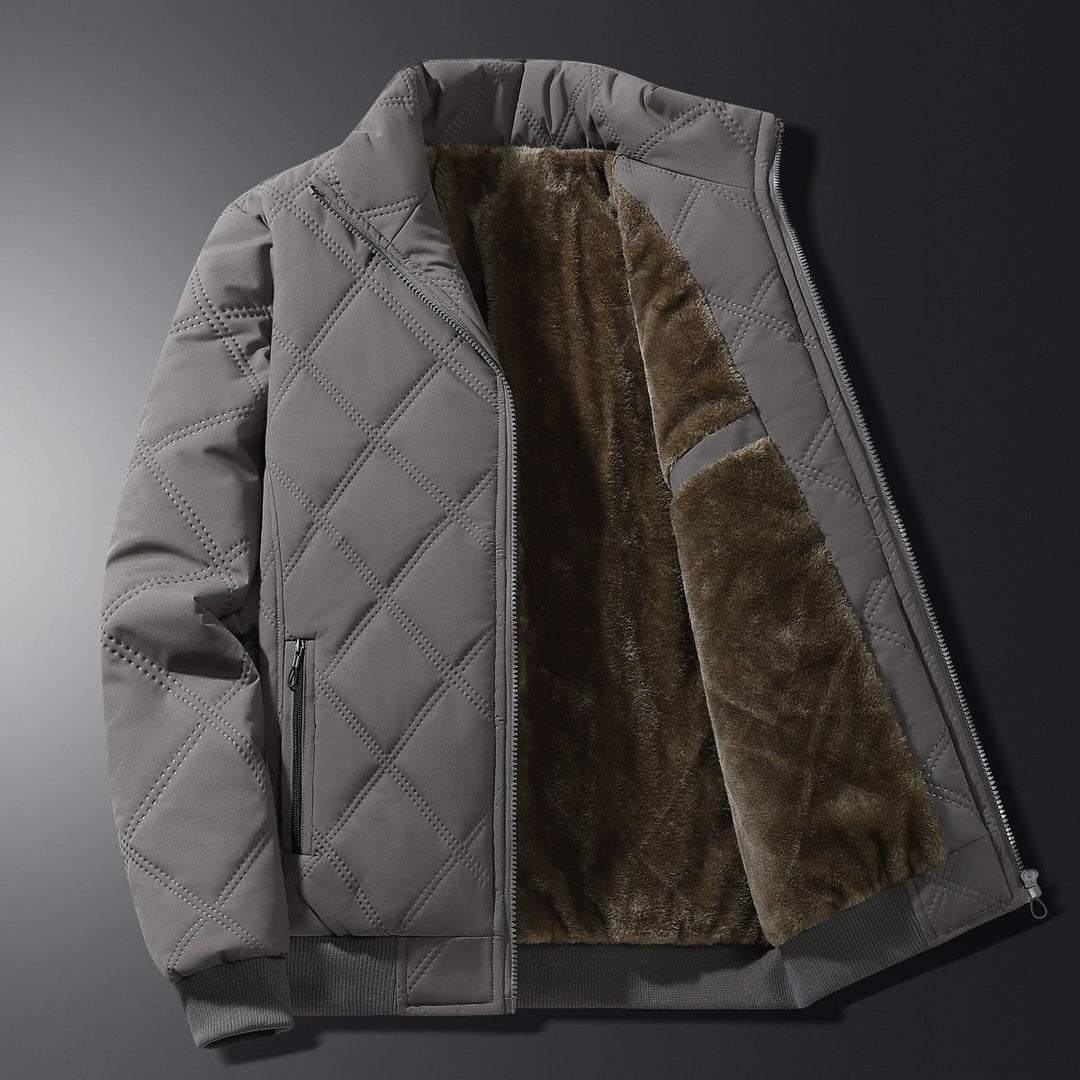 Winterjacke für Herren mit langen Ärmeln und Taschen